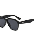 Retro Oval Large Frame Sunglasses