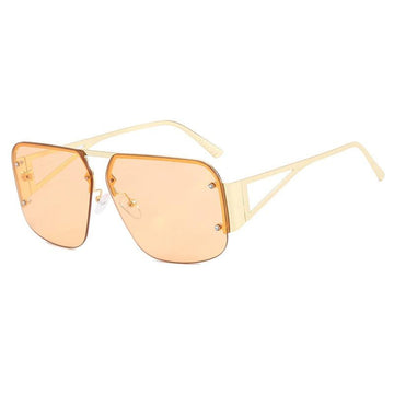 Half Frame Square Sunglasses