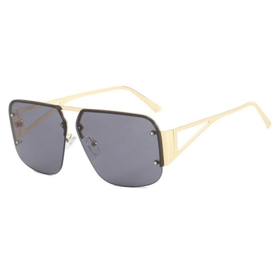 Half Frame Square Sunglasses