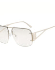 Half Frame Square Sunglasses