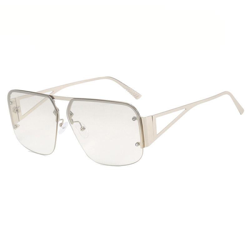 Half Frame Square Sunglasses