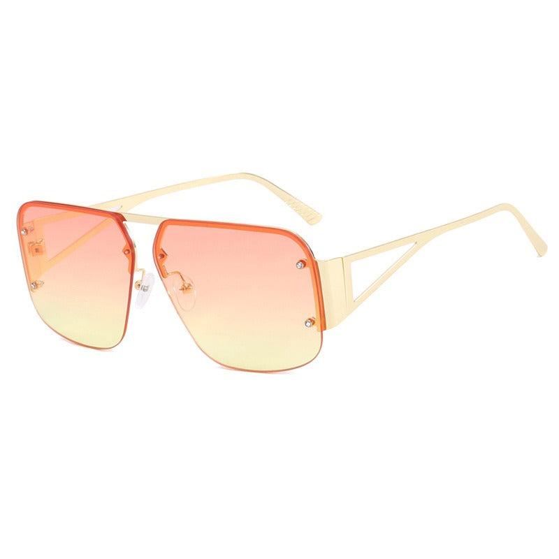 Half Frame Square Sunglasses