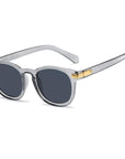 Retro Round Frame Sunglasses