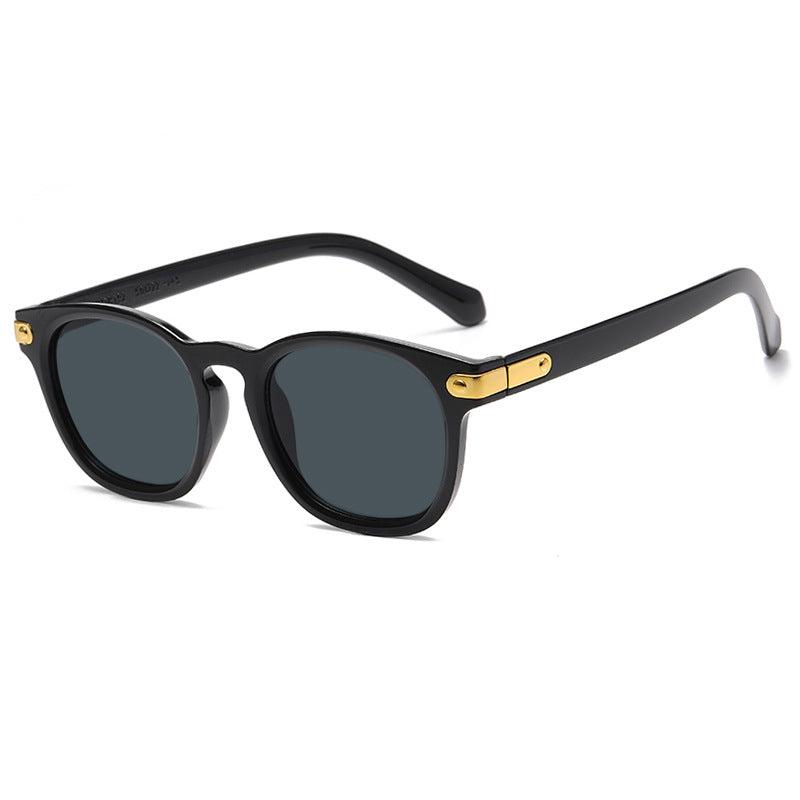 Retro Round Frame Sunglasses