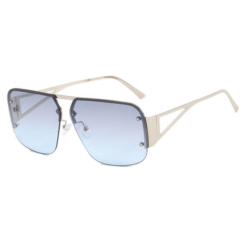 Half Frame Square Sunglasses